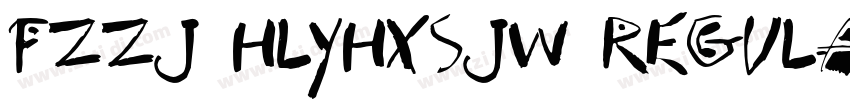 FZZJ HLYHXSJW Regula字体转换